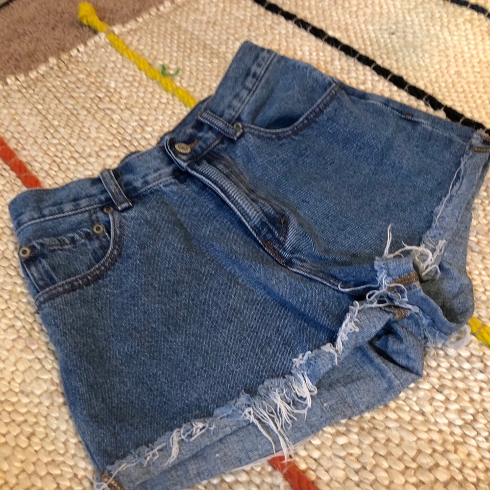 PacSun never worn denim ripped short shorts!